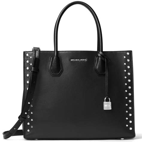 michael kors mercer chain link tote|mercer leather convertible tote.